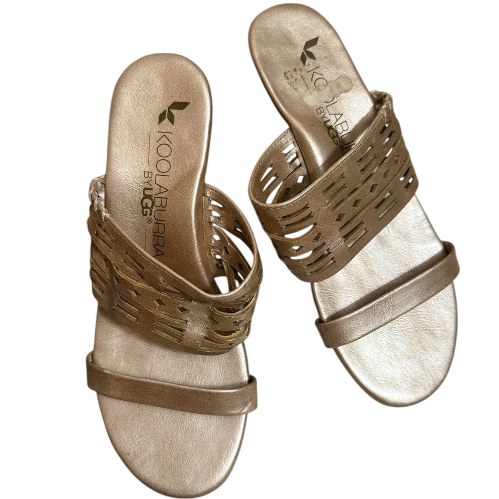 Koolaburra | Cork Gold sandals